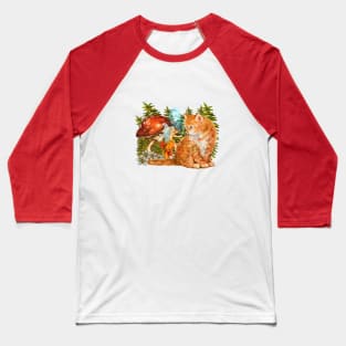 The fairy and the cat Baseball T-Shirt